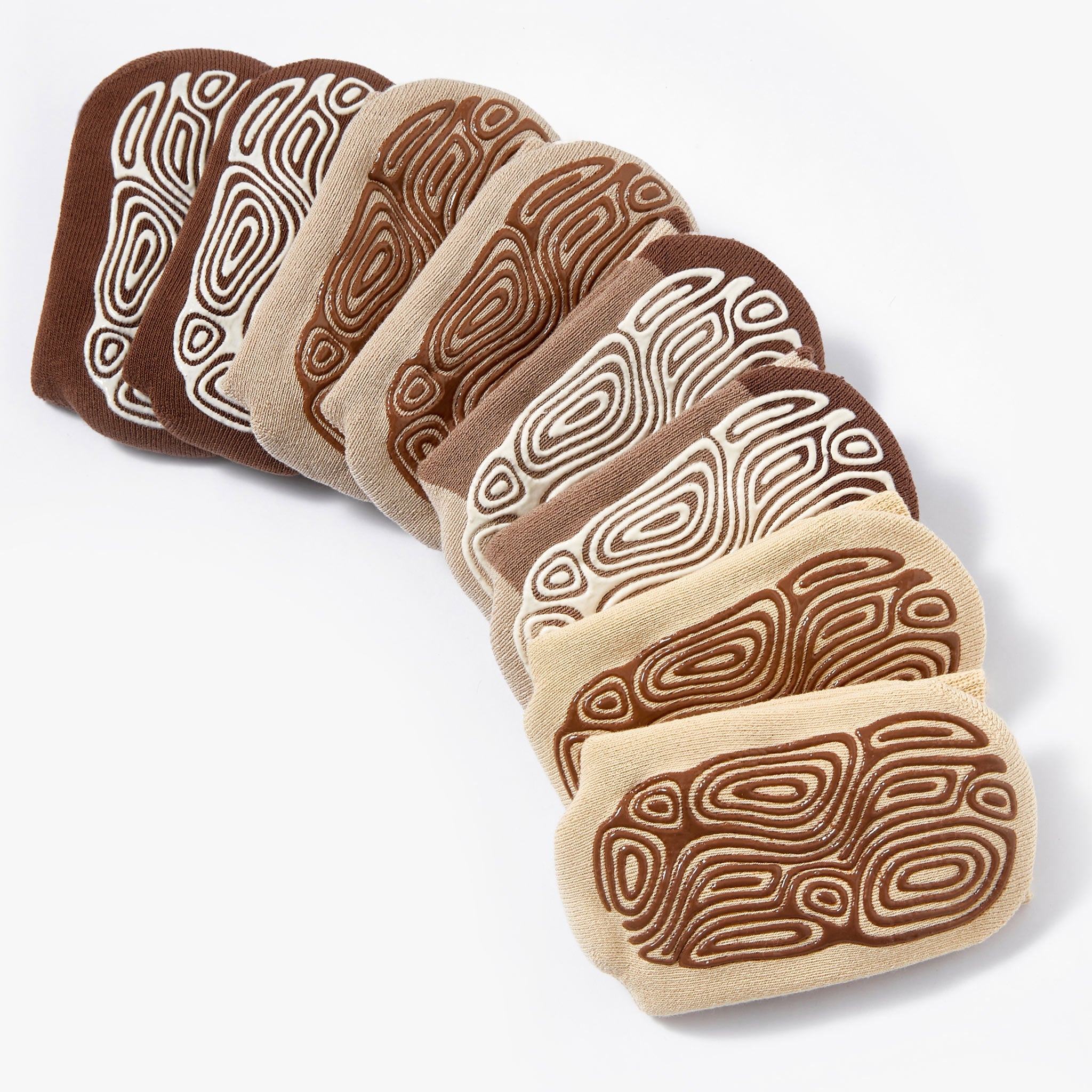 New- Where Is Bear’s Sleeping Cap - Extra Warm - 4 Pairs of Baby/Toddler Non-Slip Mid-Calf Socks + E-Book