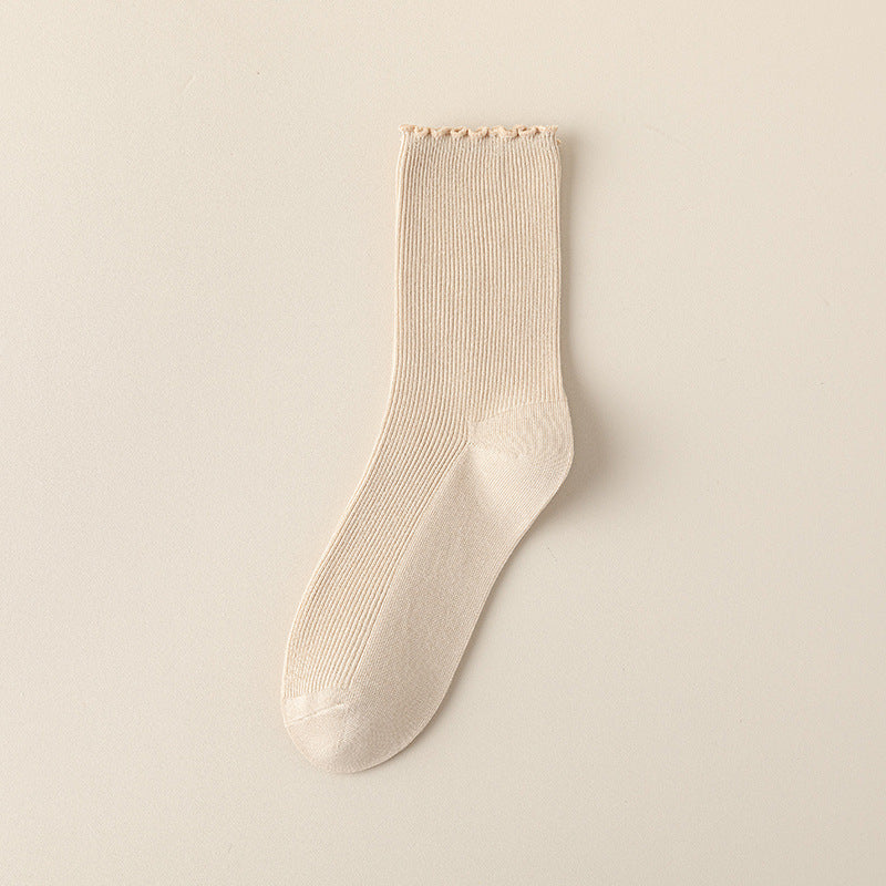 Lettuce Edge Cotton Crew