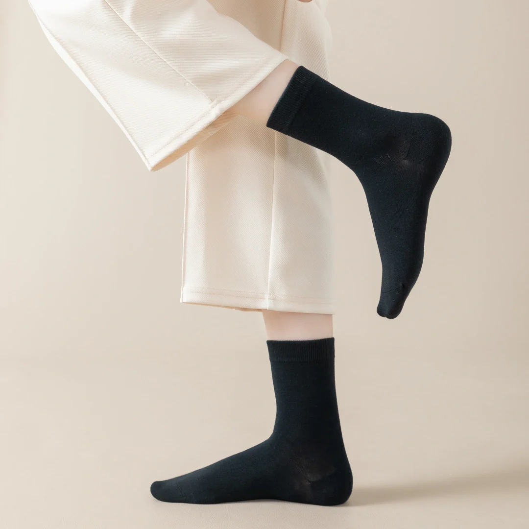 Smooth Knit Cotton Crew