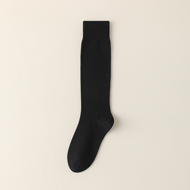 High-Cotton Smooth Knee-High
