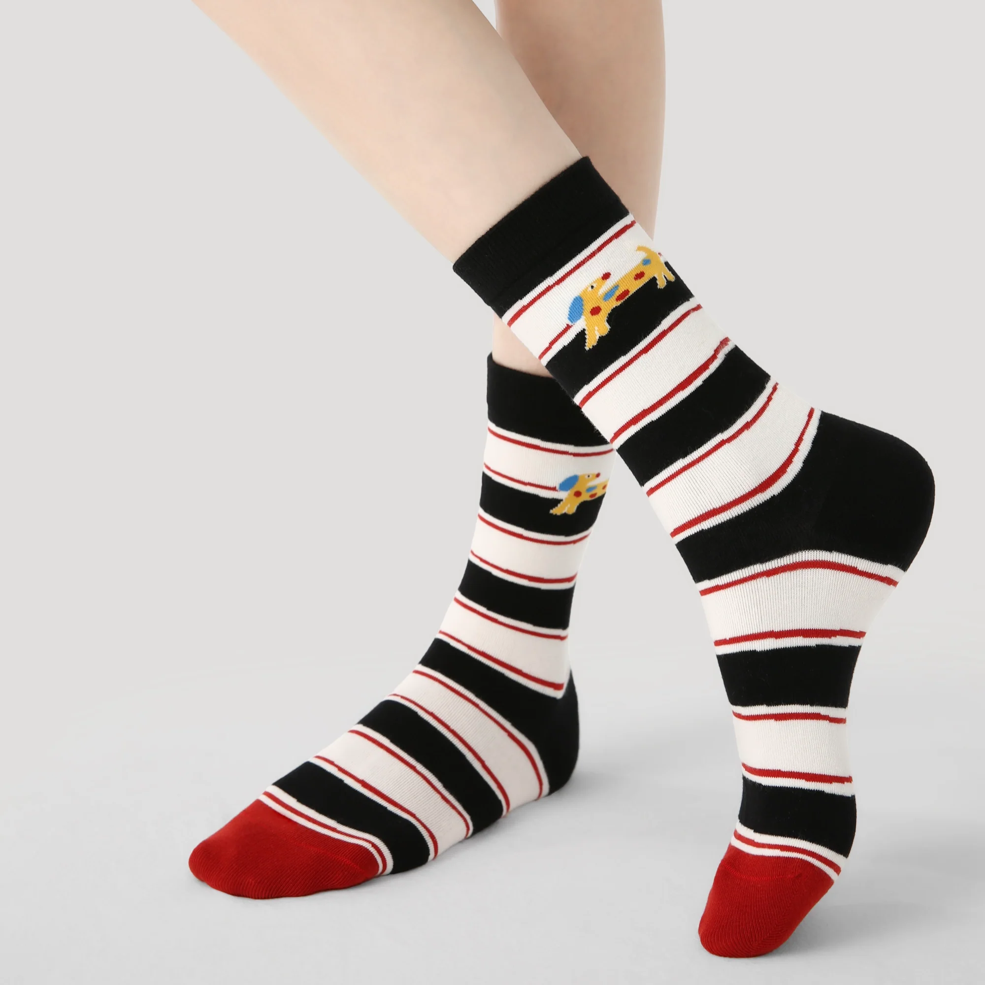 Playful Pop Art Bunny Crew 3-Pack