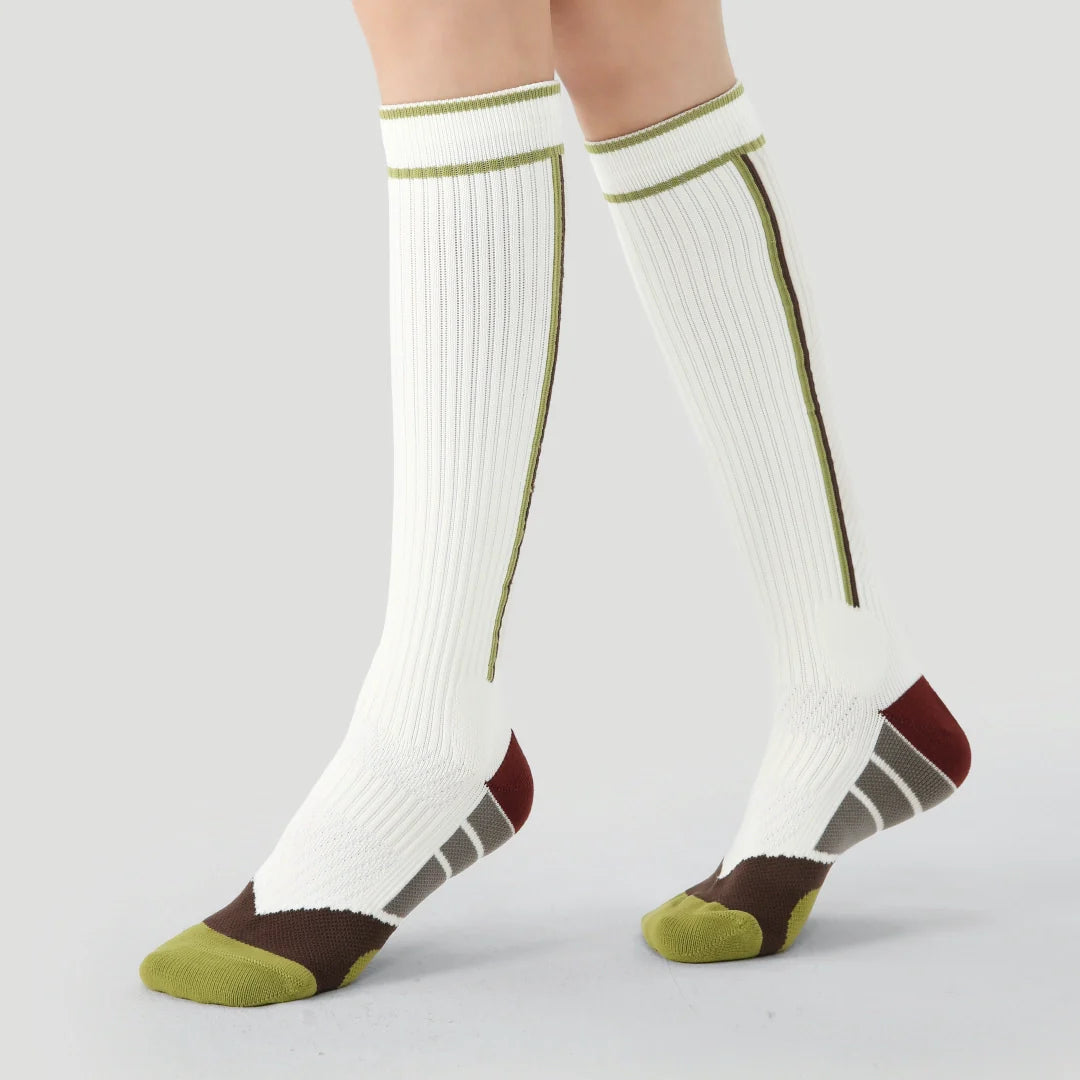 Micro-Compression Performance Knee-High - White