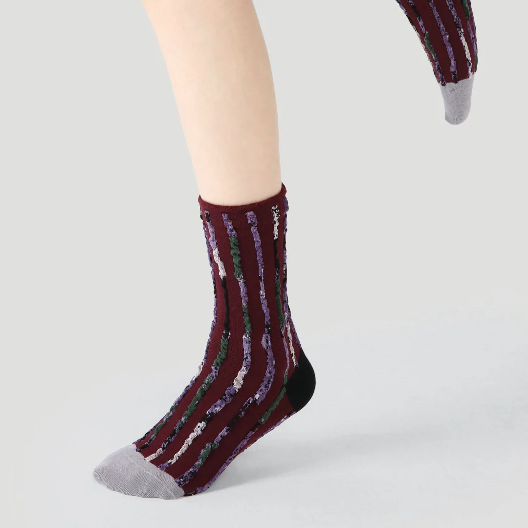 Eclectic Artsy Texture & Ruffle Mixed 3-Pack