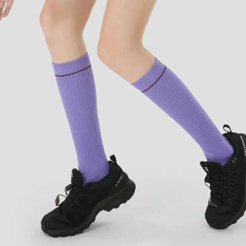 Micro-Compression Performance Knee-High - Purple