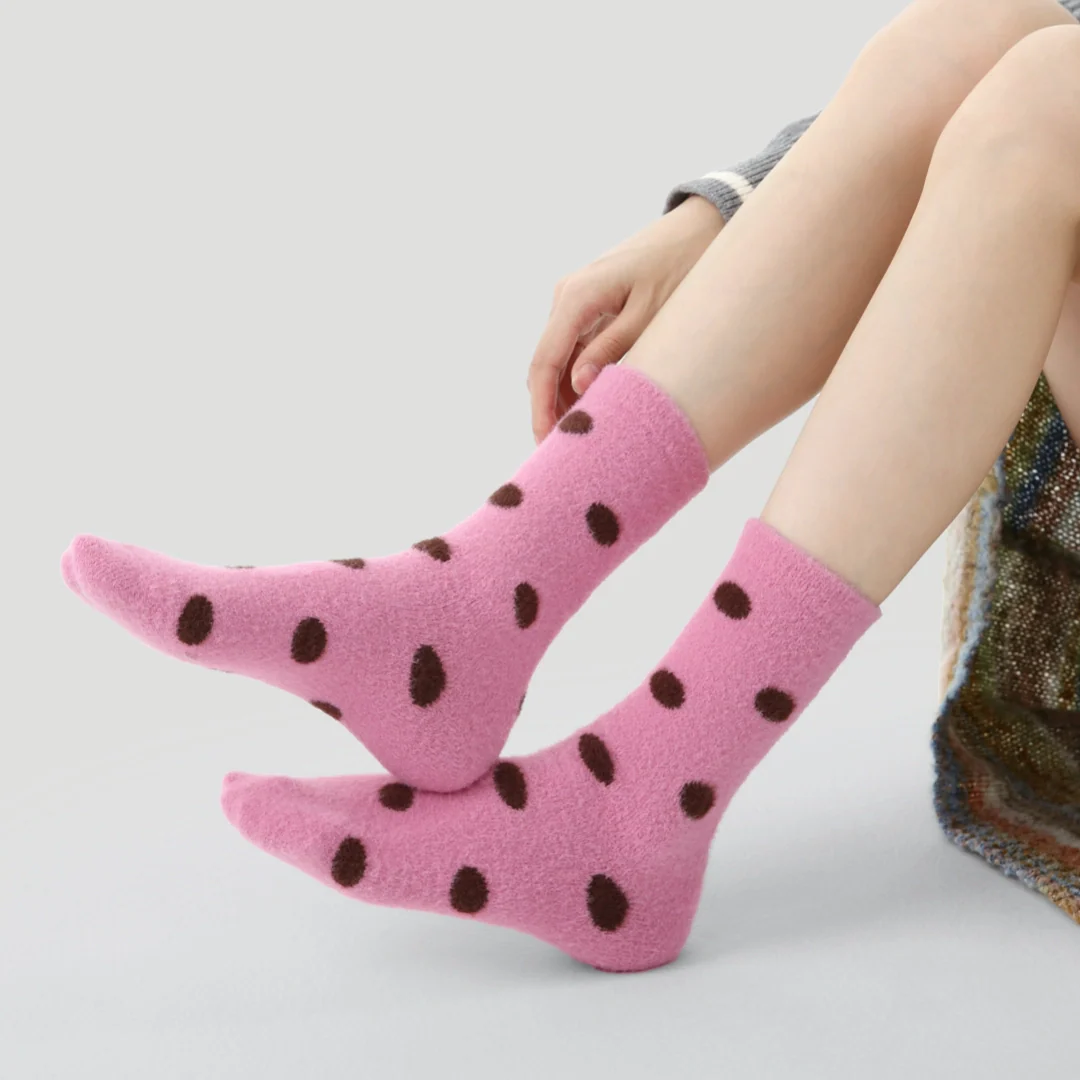 Dot & Plaid Fuzzy Chenille 3-Pack