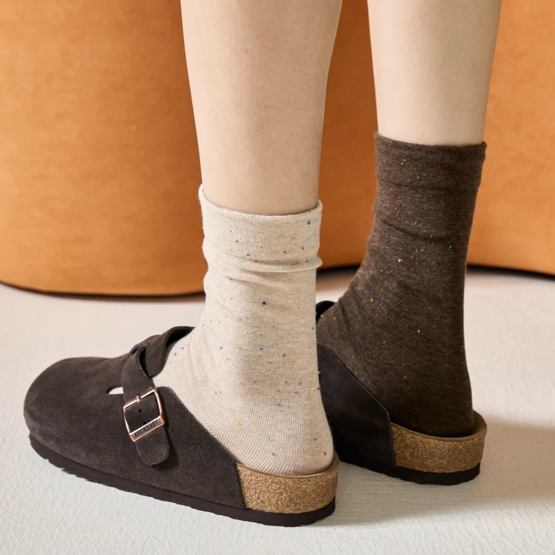 Speckled Confetti Cotton Crew