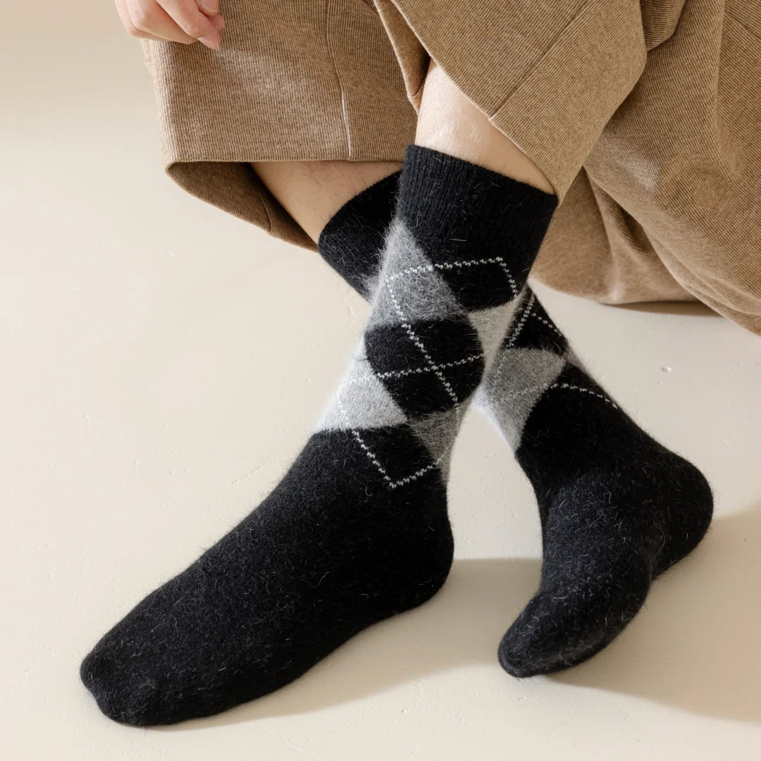 Rabbit Wool Argyle