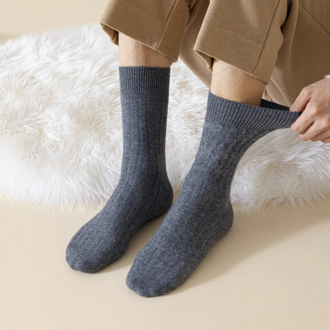 Brushed Wool Thermal Socks