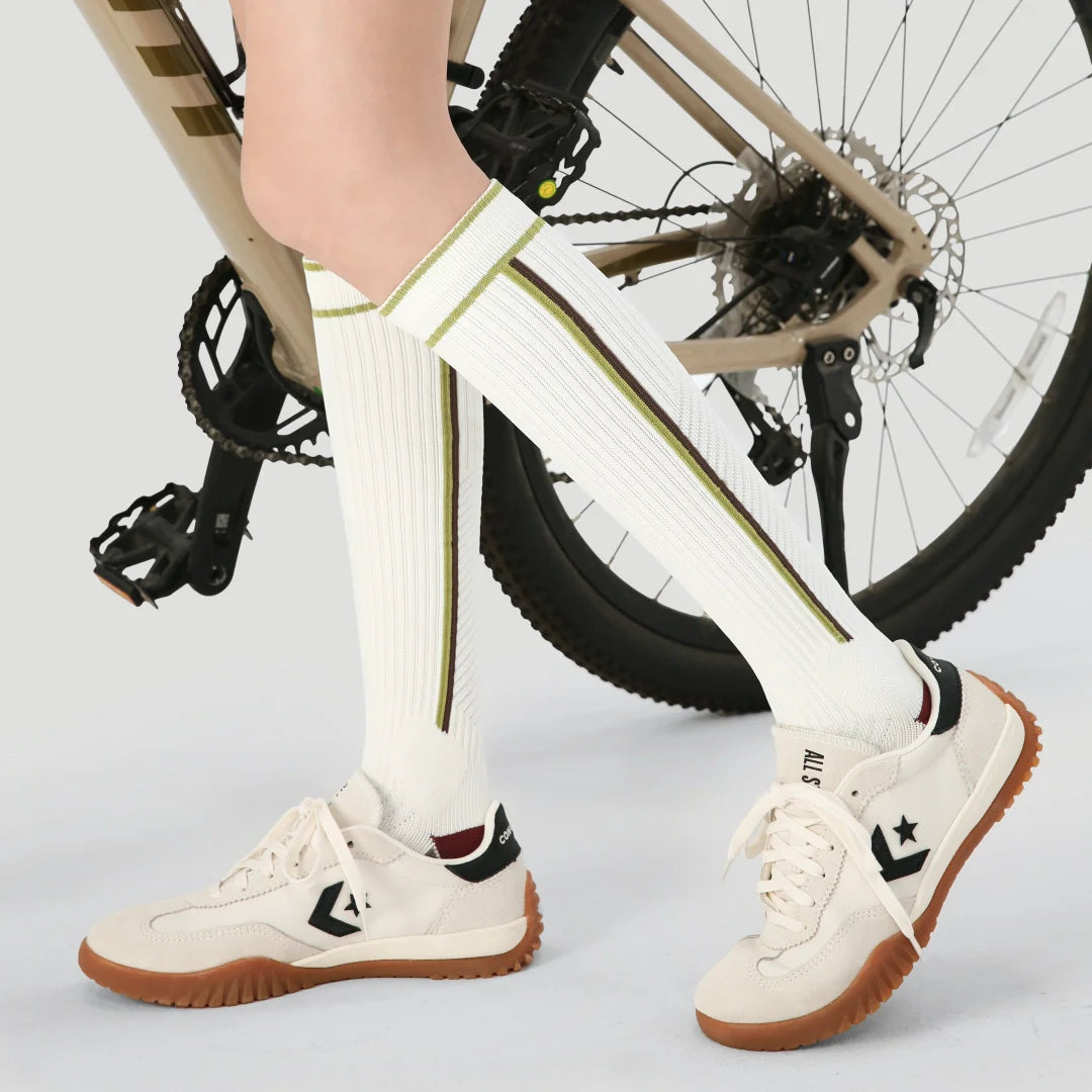 Micro-Compression Performance Knee-High - White