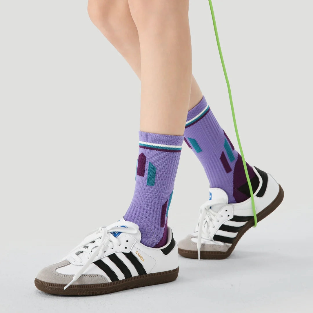 Cushioned Terry Performance Crew - Lavender