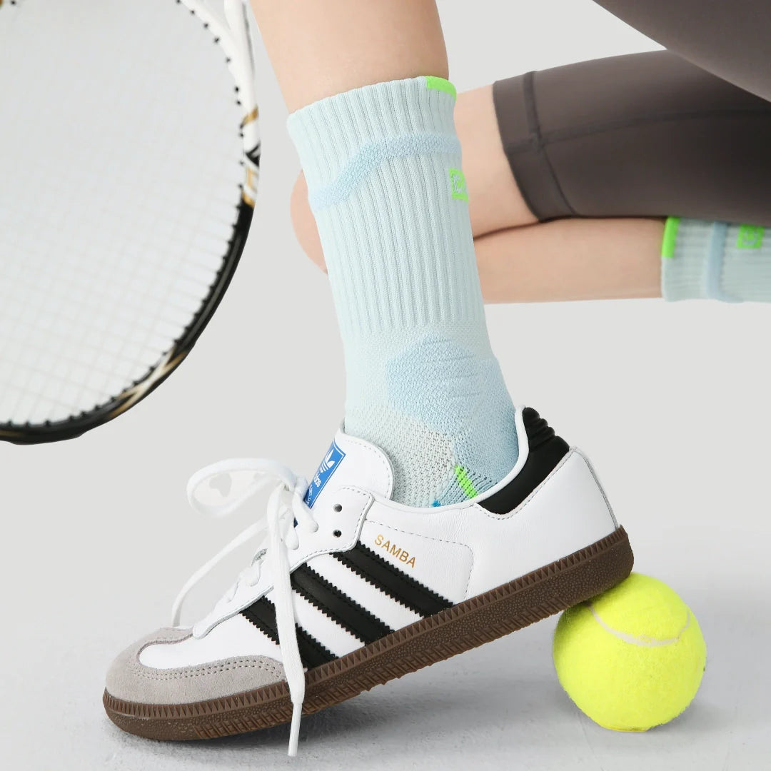 Cushioned Terry Performance Crew - Blue