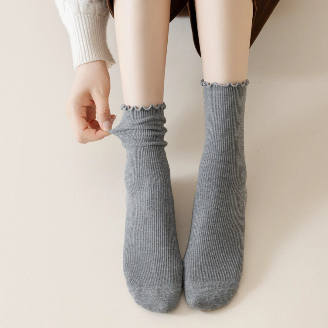 Lettuce Edge Cotton Crew