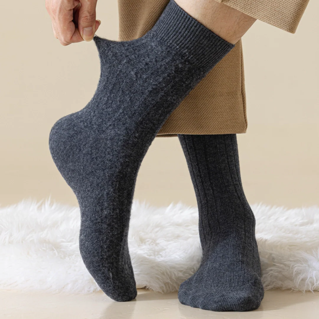 Brushed Wool Thermal Socks