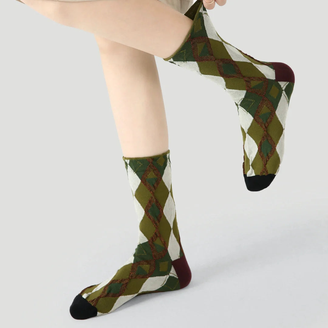 Moody Jacquard & Metallic Scallop Art 3-Pack