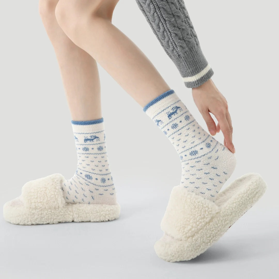 Winter Wonderland Fair Isle Fuzzy 3-Pack