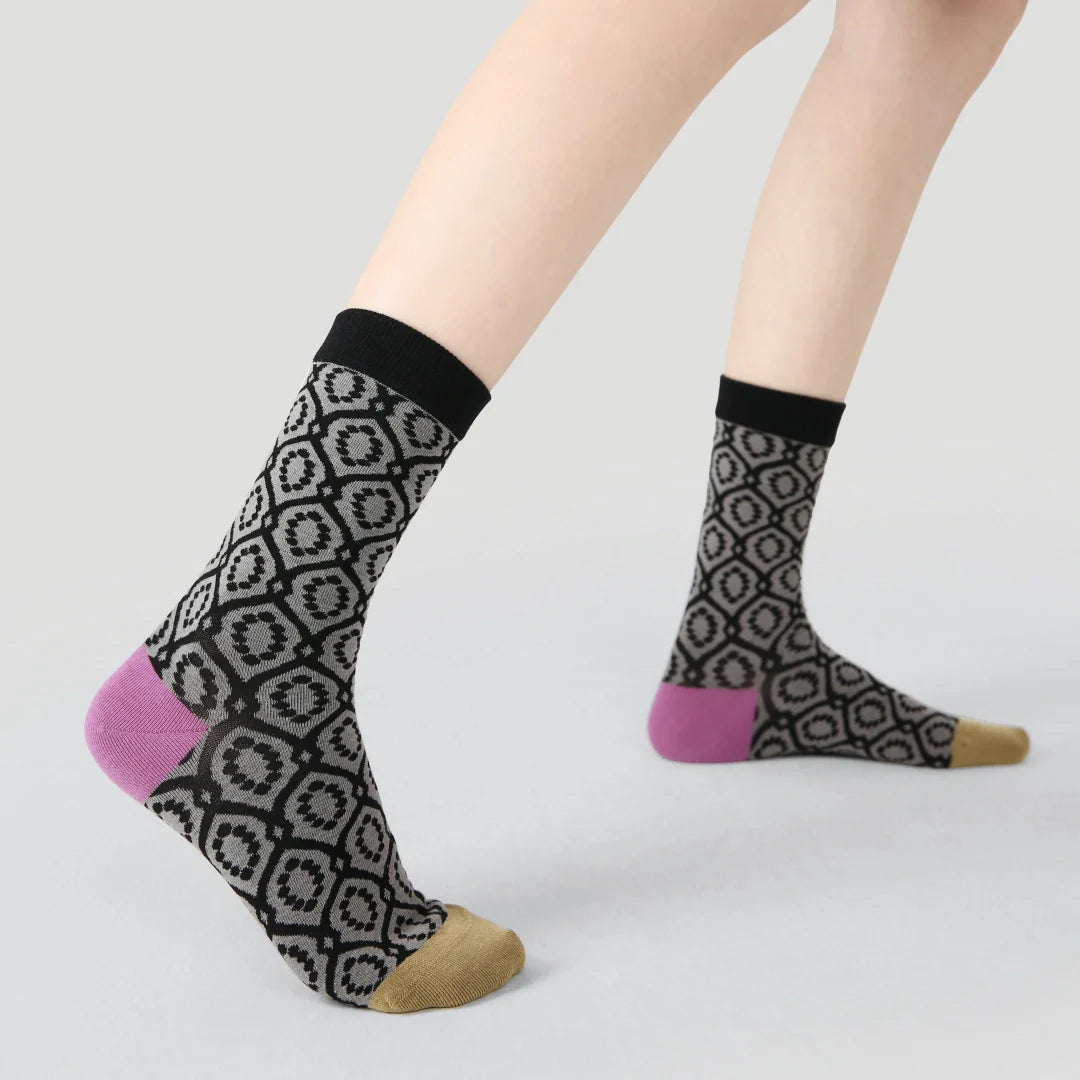 Retro Mod Floral & Plaid Geometric 3-Pack