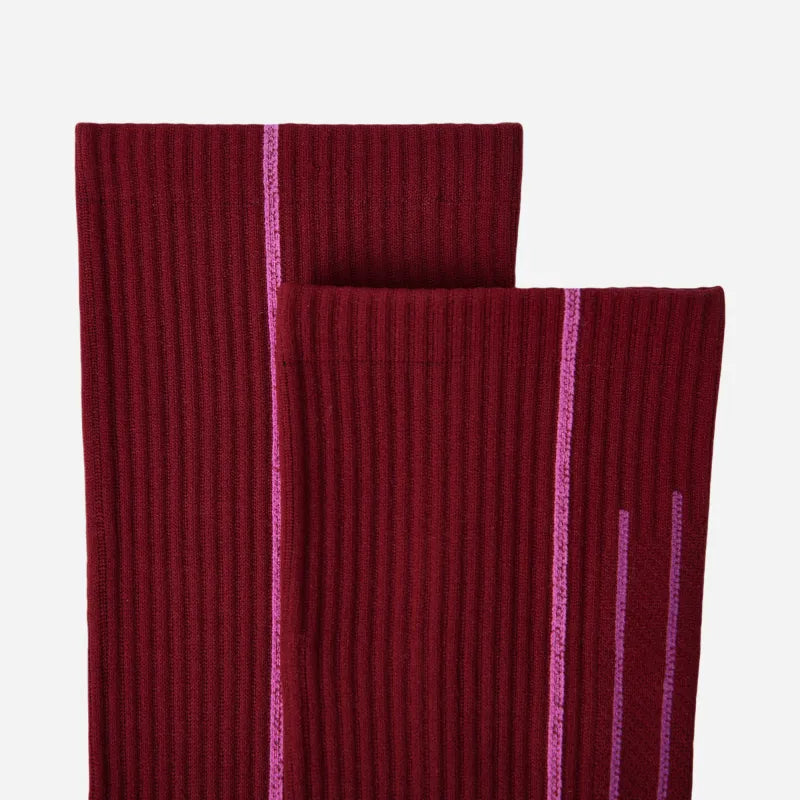 Micro-Compression Performance Knee-High - Maroon