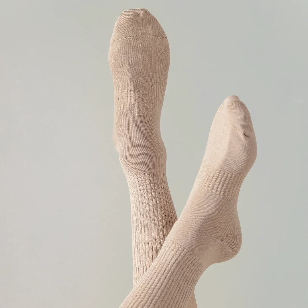 Ribbed Crew Socks Men
