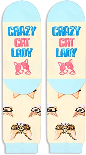 Cat Gifts For Her Unique Gifts for Girlfriend Mother Daughter Wife Sister Cat Socks