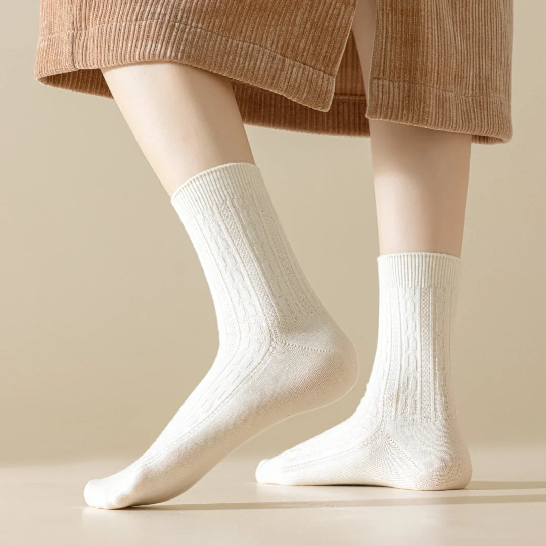 Vintage Cable Knit Crew