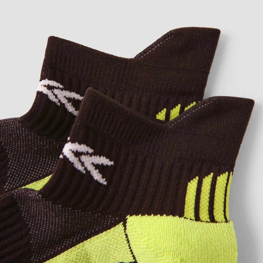 Performance Cushioned Ankle Socks - Espresso