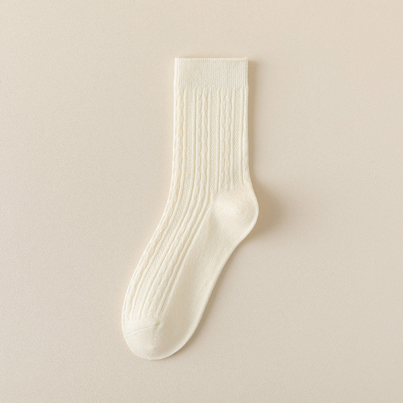 Vintage Cable Knit Crew