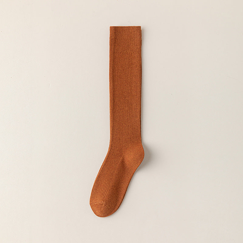 High-Cotton Ribbed Knee-High
