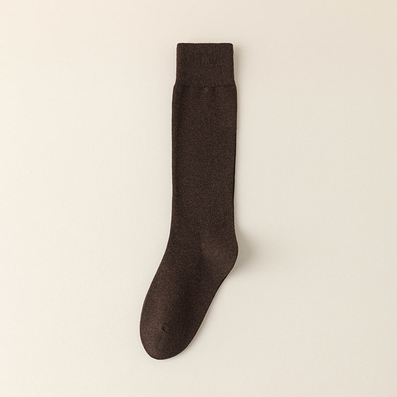 High-Cotton Smooth Knee-High