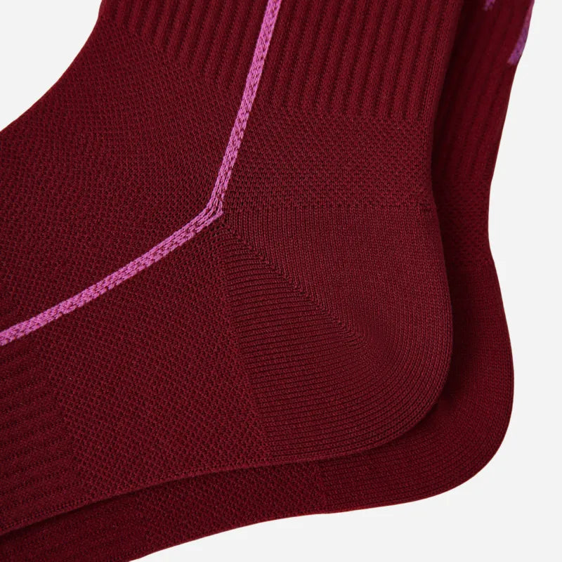 Micro-Compression Performance Knee-High - Maroon