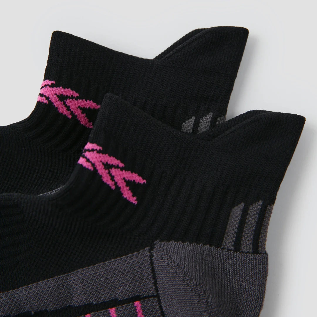 Performance Cushioned Ankle Socks - Black
