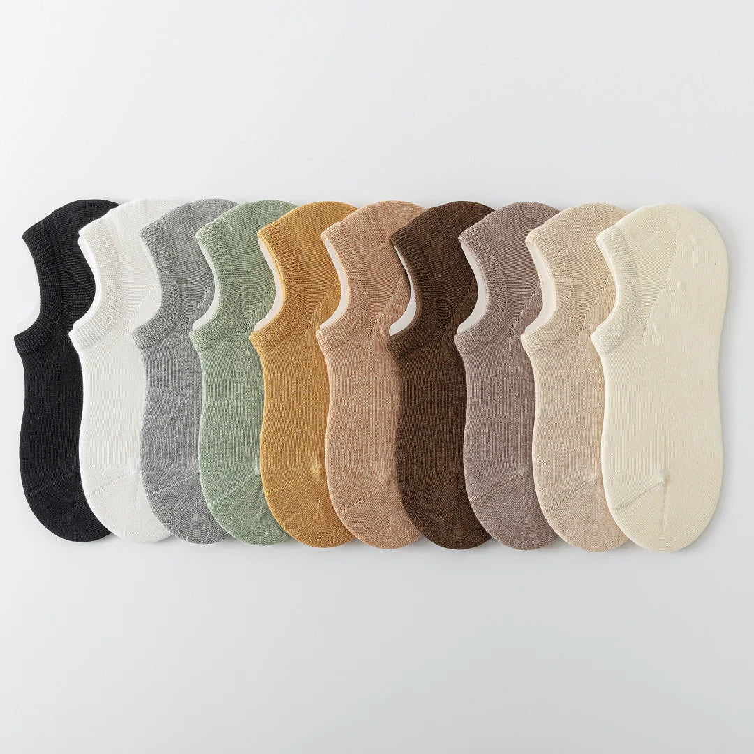 Non-Slip No-Show Socks (6-Pack)