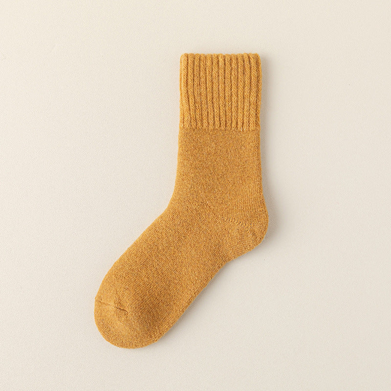 Women's wool cabin socks