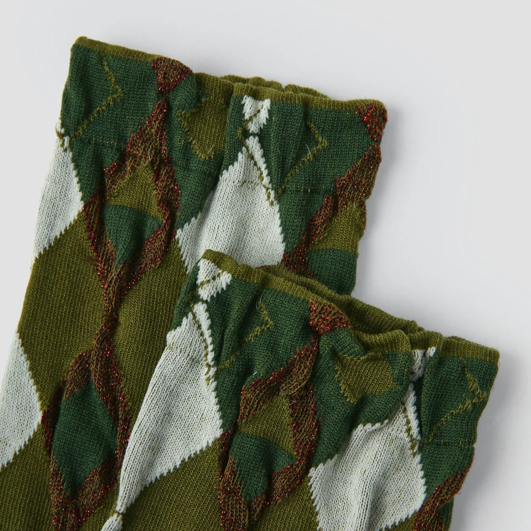 Moody Jacquard & Metallic Scallop Art 3-Pack