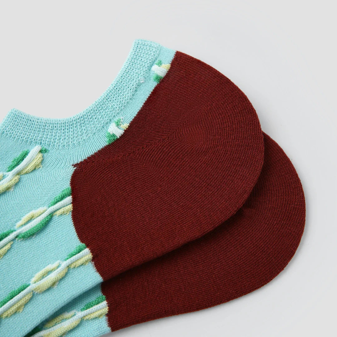 Geometric Pattern No-Show 3-Pack