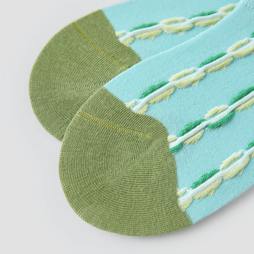 Geometric Pattern No-Show 3-Pack