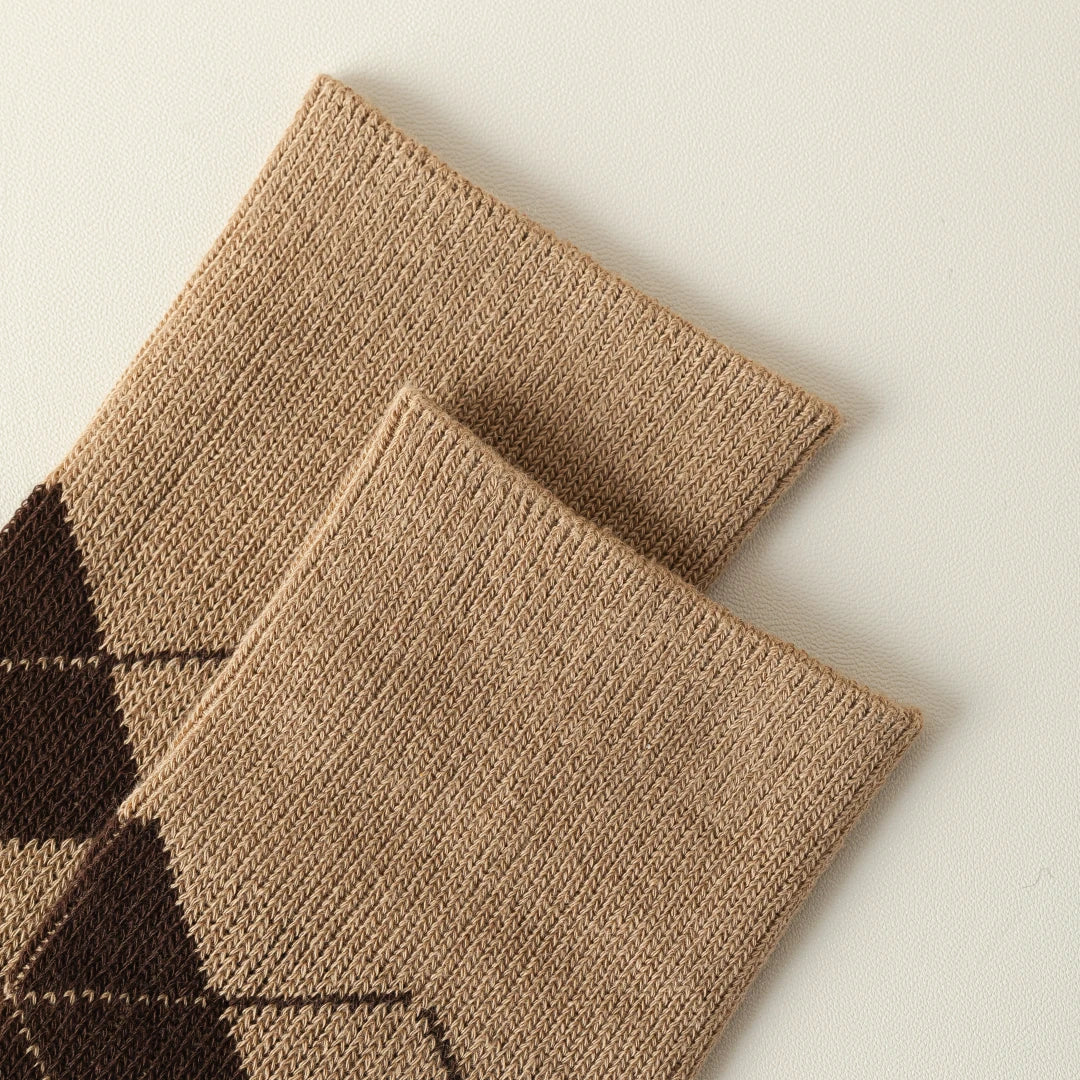 Argyle Preppy Knee-High