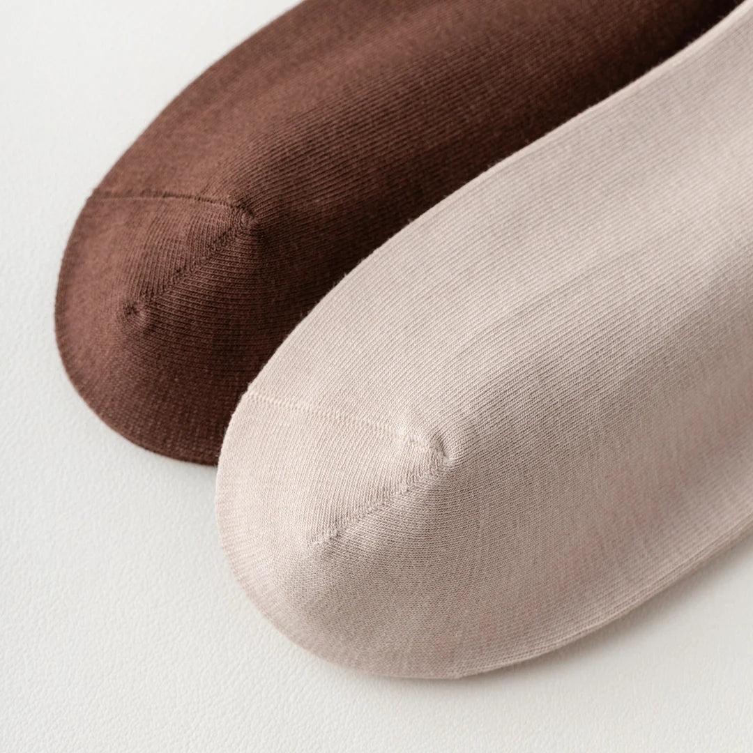 Smooth Knit Cotton Socks