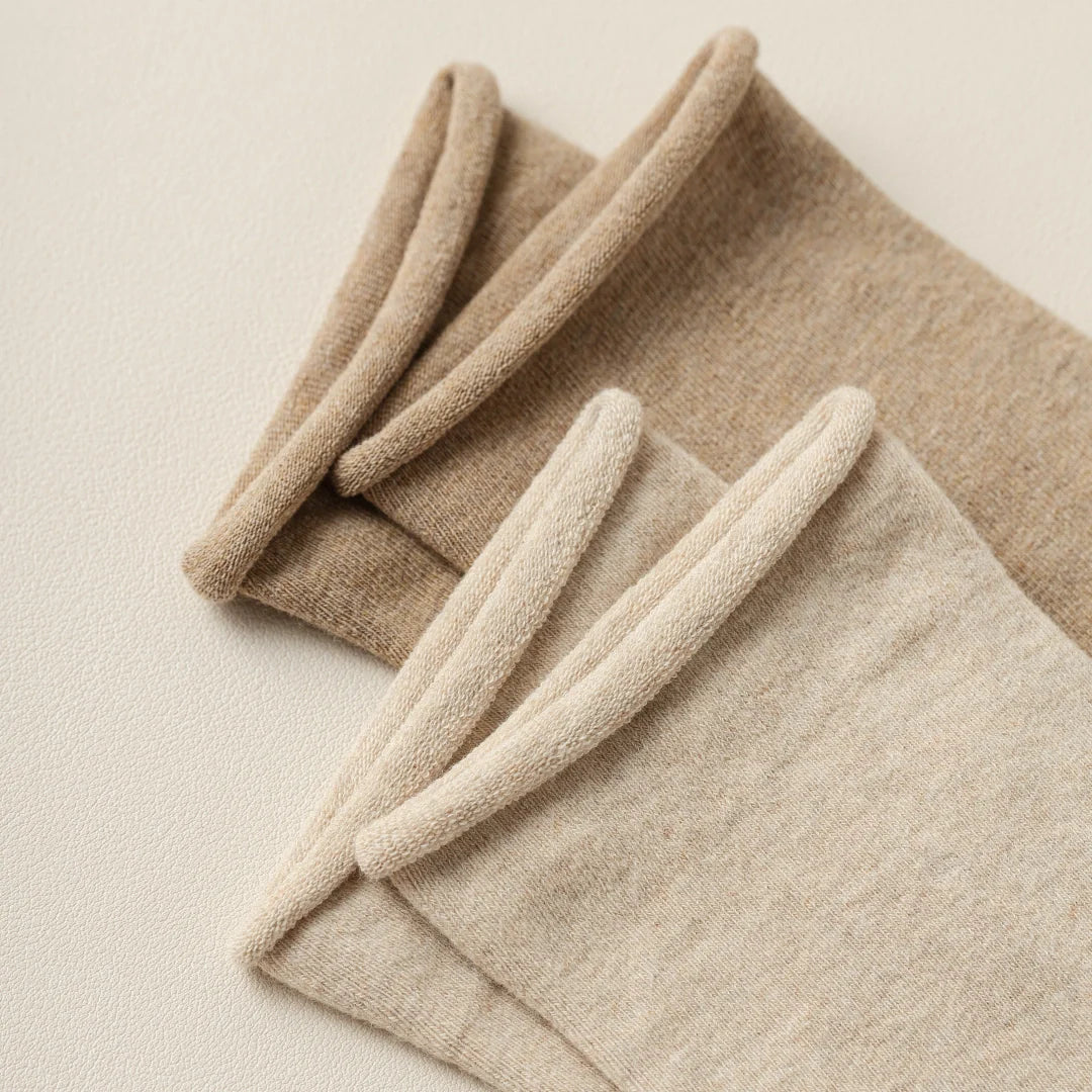 Cotton Earth-Tone Slouch Crew