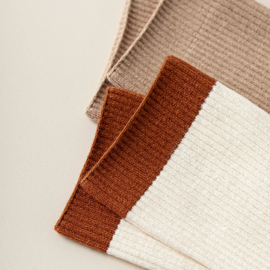 Retro Striped Color-Block Crew