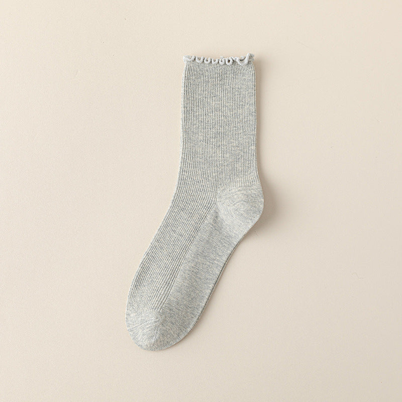 Lettuce Edge Cotton Crew