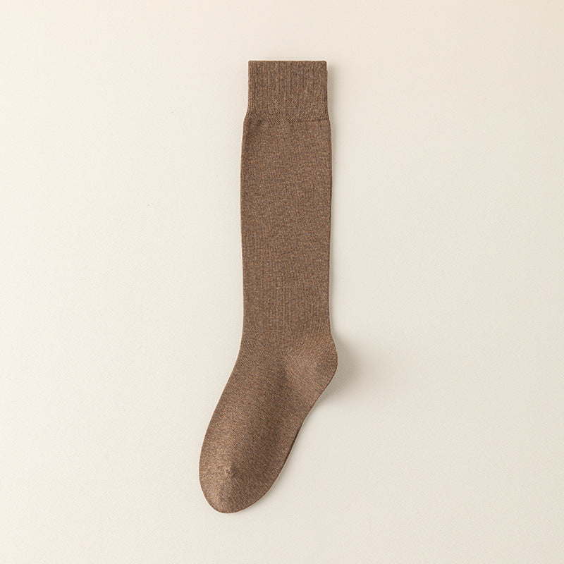High-Cotton Smooth Knee-High