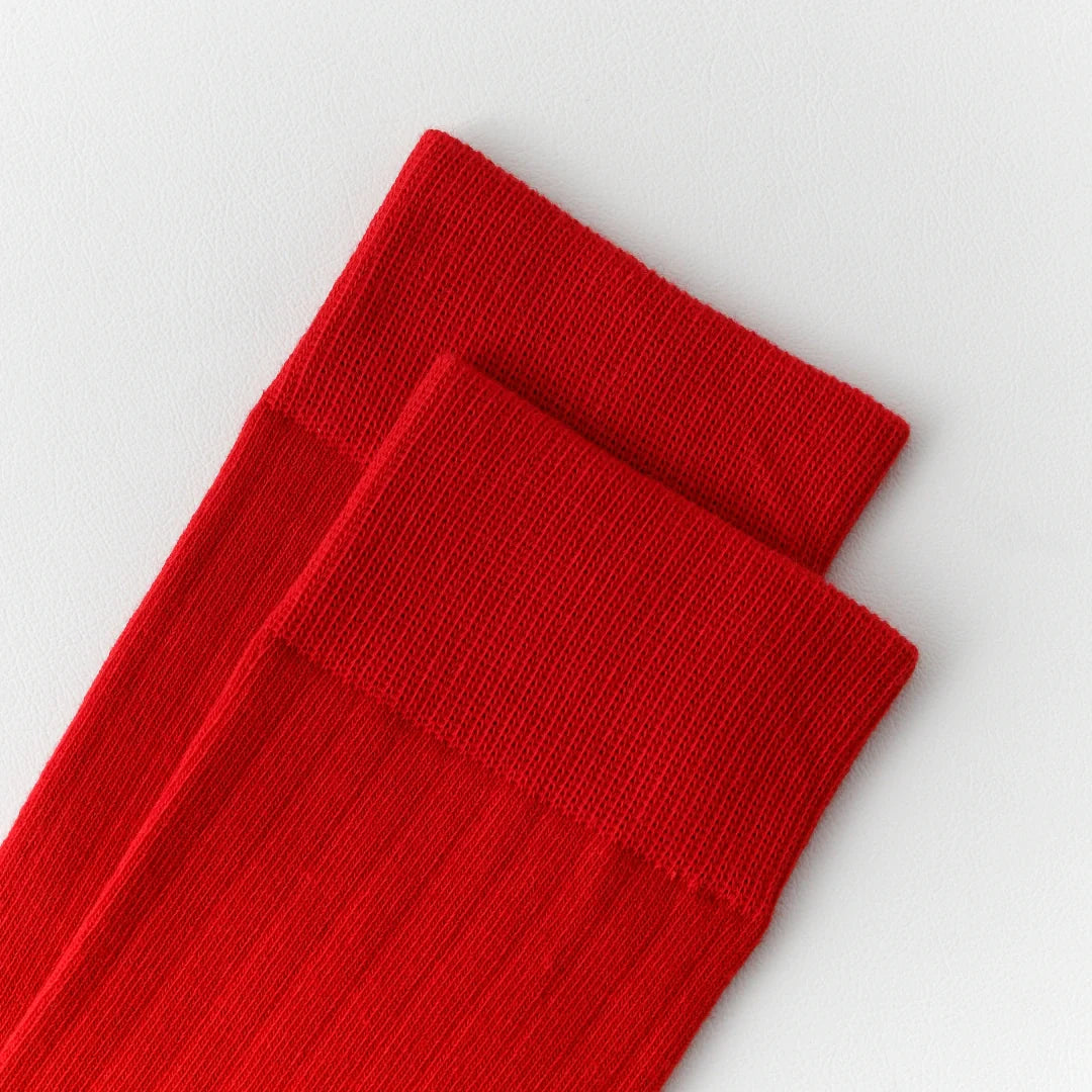 Festive Red Knee-High