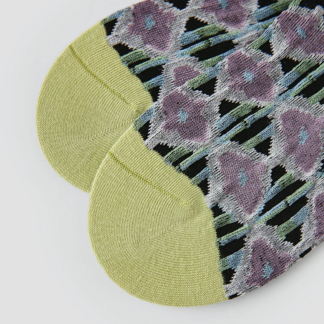 Abstract No-Show Socks 3-Pack