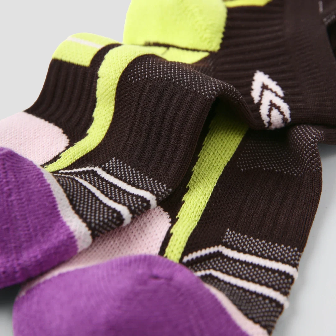 Performance Cushioned Ankle Socks - Espresso