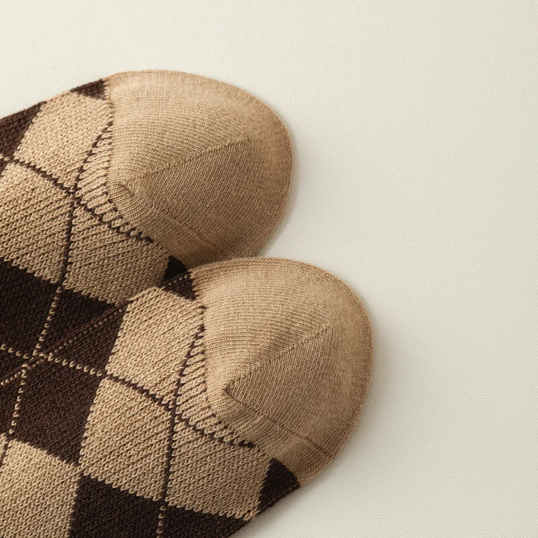 Argyle Preppy Knee-High