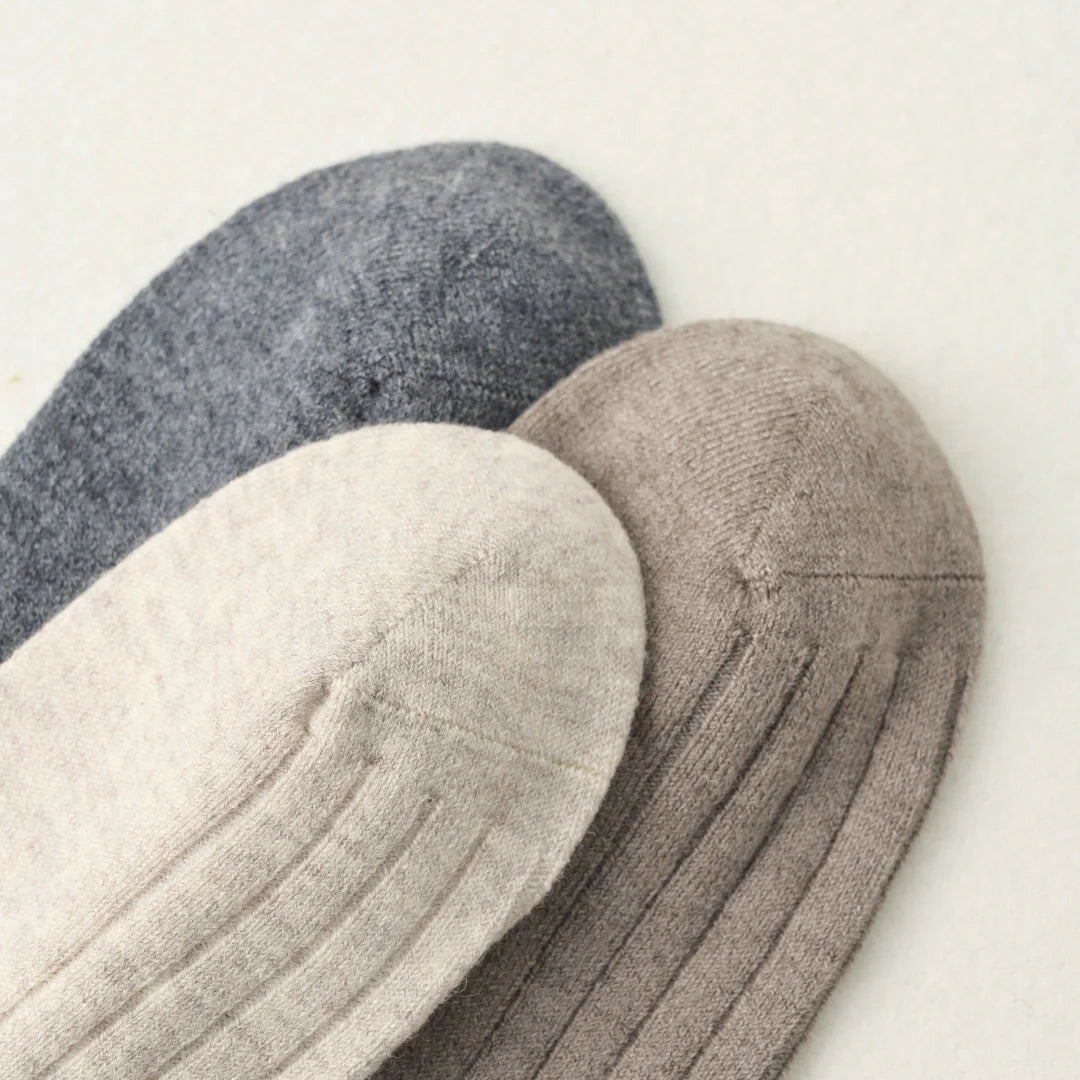 Women's brushed wool socks