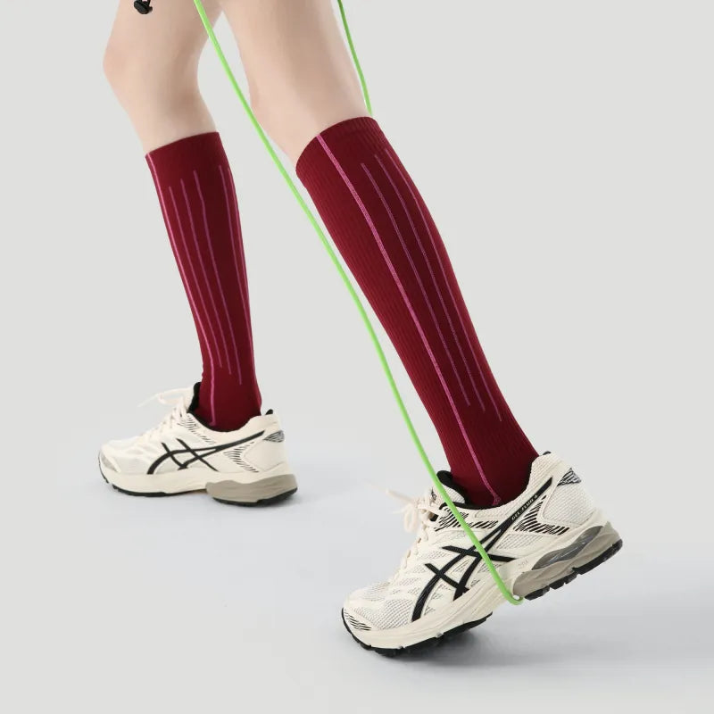 Micro-Compression Performance Knee-High - Maroon