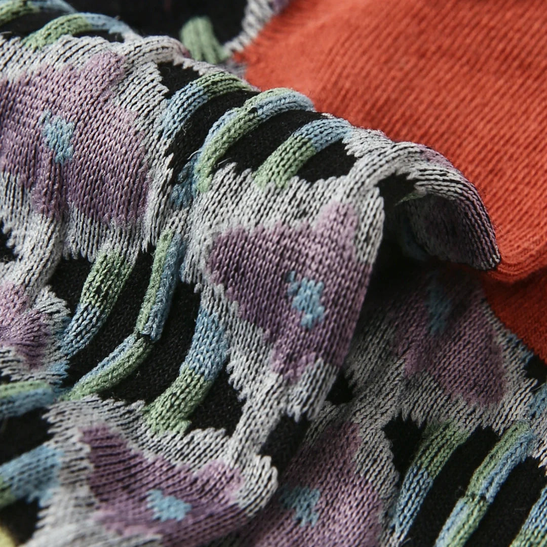 Abstract No-Show Socks 3-Pack