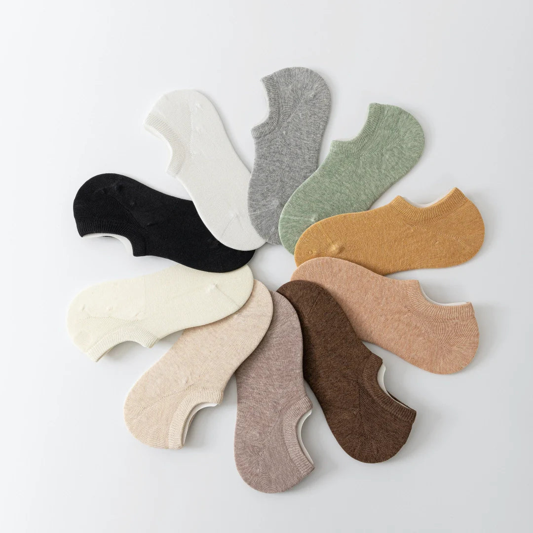 Non-Slip No-Show Socks (6-Pack)