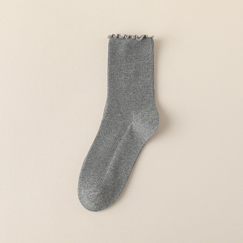 Lettuce Edge Cotton Crew